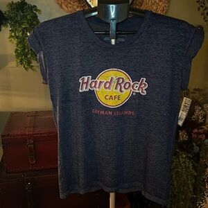 NWT Hard Rock Cafe Retro Distressed Cayma Islands T Shirt Size small